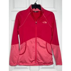The North Face 100 Cinder Full Zip Jacket Rose Red Small